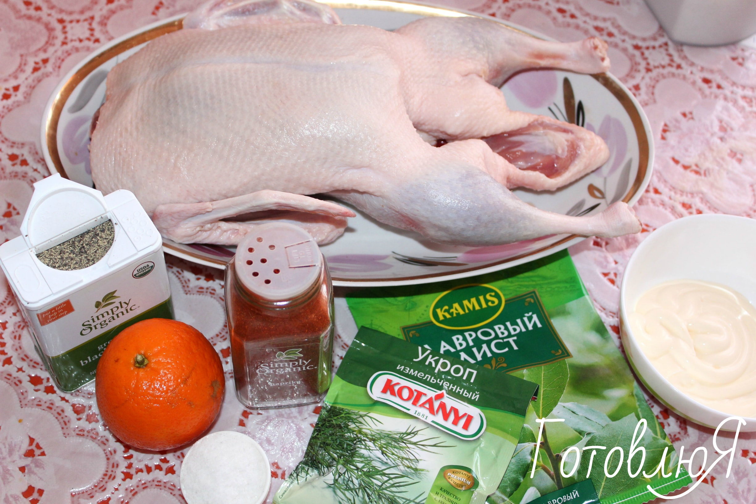 Утка в духовке рецепт с фото пошагово