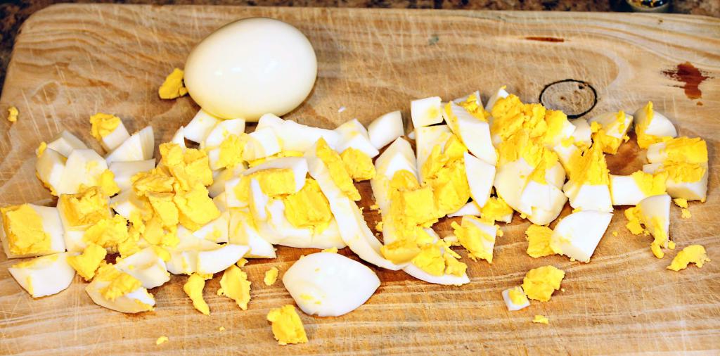 метод шинкования яйца