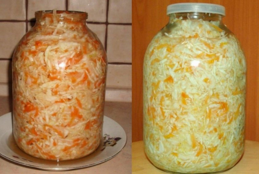 Хранение соленой капусты в банках