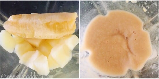 Apple Banana Puree Recipe step 2