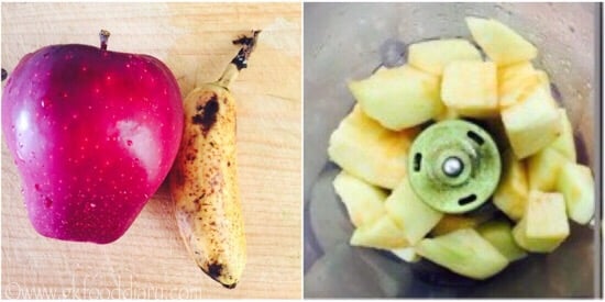 Apple Banana Puree Recipe step 1