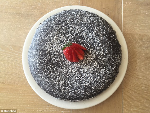 Dairy-free alternative: FEMAIL tried out the recipe for a chocolate cake without milk, butter or eggs after it went viral last week