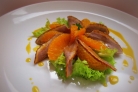 Салат с утиной грудкой и апельсинами