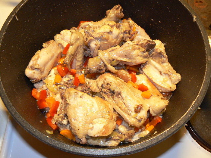 Вкусная тушеная курица рецепт с фото пошагово