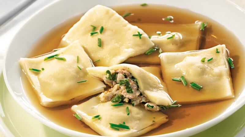 Маульташен в Германии Маульташен (Maultaschen)