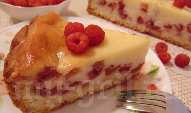 цветаевский пирог с малиной