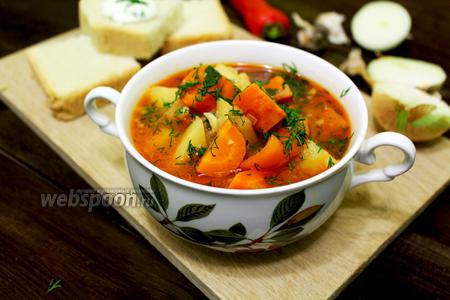 Фото рецепта Суп с картофелем и морковью в мультиварке