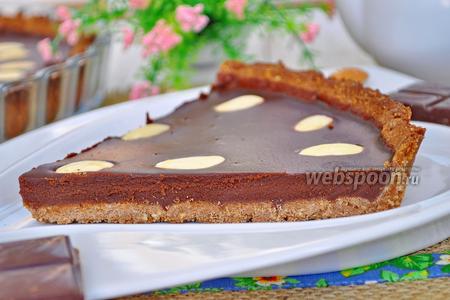 Фото рецепта Шоколадно-миндальный тарт