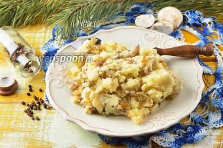 Фото рецепта Начинка для пирожков с картошкой и грибами
