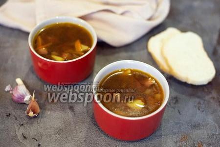 Фото рецепта Куриный суп с диким рисом