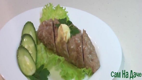 зразы мясные с яйцом на пару