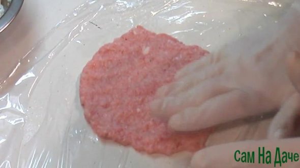 сделайте лепешку