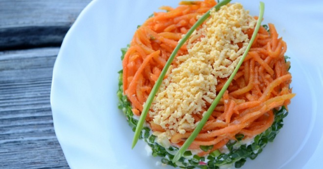 Салат с корейской морковью и курицей - самые вкусные рецепты для праздника и на каждый день