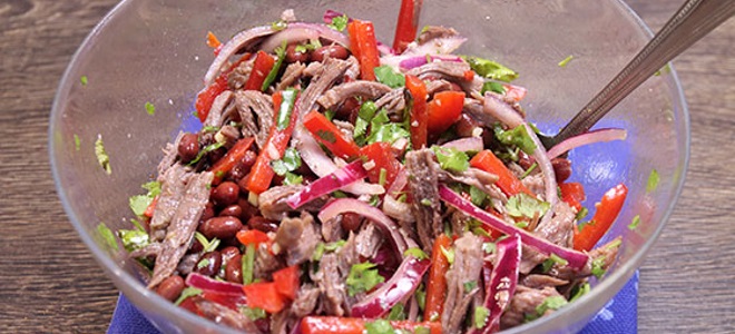 Салат к шашлыку «Тбилиси»