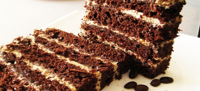 шоколадно-кофейный торт