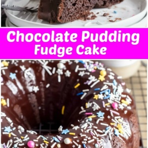 chocolate pudding fudge cake