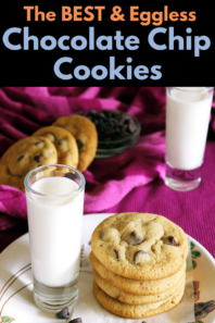 Eggless Chocolate Chip Cookies (BEST Eggless Cookies) Eggless chocolate chip cookies recipe