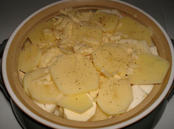 картофель запеченный с курицей и сыром в духовке 