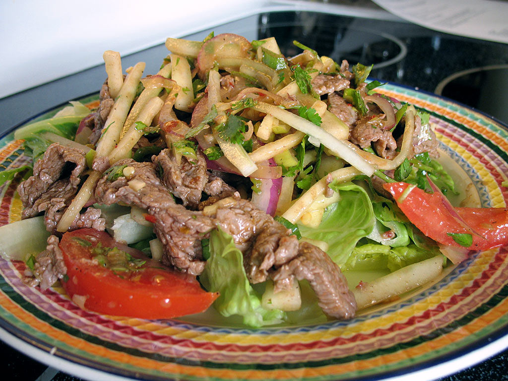 Салат с мясом говядины рецепт с фото
