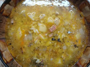Рыбный суп из сайры консервированной
